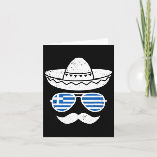 Griekse paaszonneschermen Cinco de Mayo Mexicaanse Kaart