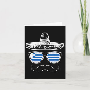 Griekse Paaszonneschermen Mexicaanse Cinco de Mayo Kaart
