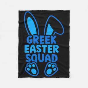 Griekse Pasen Team Familie Matching Pasen Konijn E Fleece Deken
