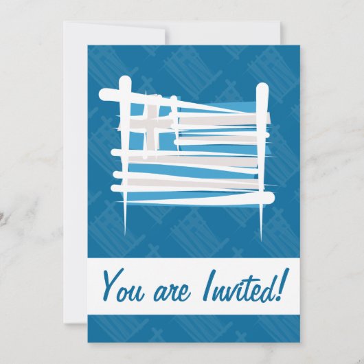 Griekse penseelvlag kaart (Voorkant)