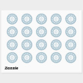 Griekse pensioenfeest ronde sticker (Vel)