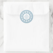 Griekse pensioenfeest ronde sticker (Tas)