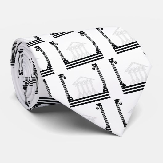 griekse pijlers stropdas (Opgerold)