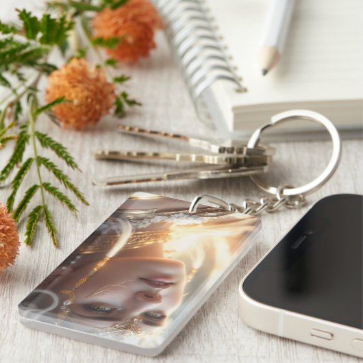 Griekse prinses sleutelhanger (Voorkant Rechts)