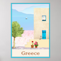 Griekse reisposter