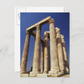 Griekse ruïnes, Athene, Griekenland Briefkaart (Voorkant / Achterkant)