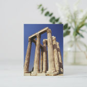 Griekse ruïnes, Athene, Griekenland Briefkaart (Staand voorkant)