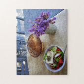 Griekse salade legpuzzel (Verticaal)