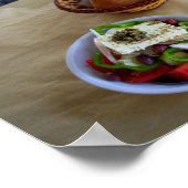 Griekse salade poster (Hoek)