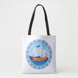 Griekse scheepstas tote bag