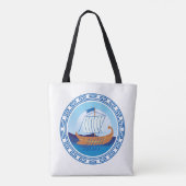Griekse scheepstas tote bag (Achterkant)