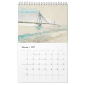 Griekse Schetsen 2026 Muur Kalender – Handgetekend (Feb 2027)