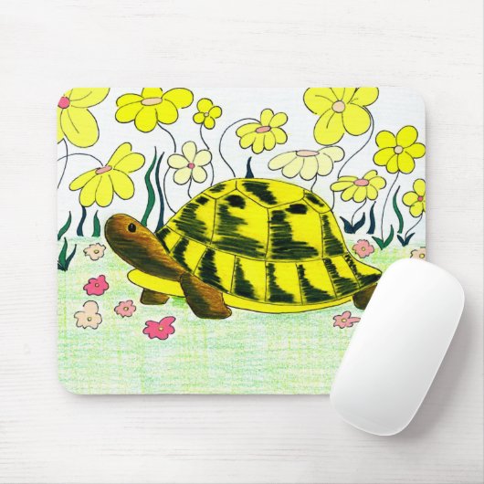 Griekse schildpad muismat (Met muis)