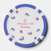 Griekse Sfeer Verjaardag Poker Chips (Achterkant)