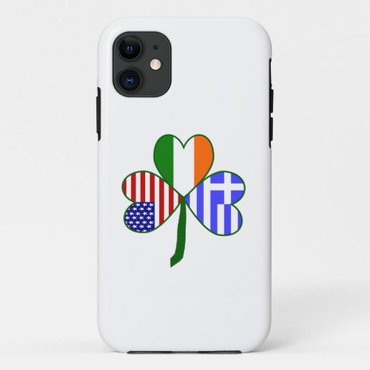 Griekse Shamrock Case-Mate iPhone Case (Achterkant)