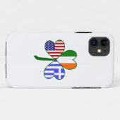 Griekse Shamrock Case-Mate iPhone Case (Achterkant (horizontaal))