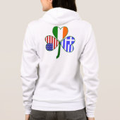 Griekse Shamrock Hoodie (Achterkant)
