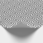 Griekse sleutel cadeaupapier (Hoek)