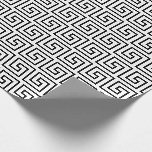 Griekse sleutel cadeaupapier (Hoek)