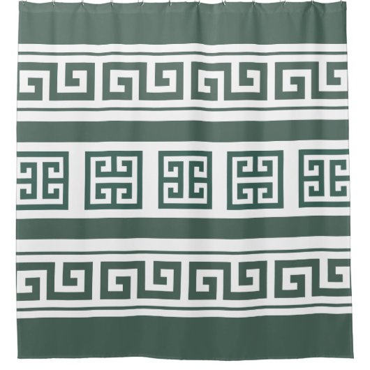 Griekse sleutel douchegordijn (Voorkant)