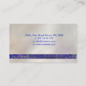 Griekse sleutel - Griekse meander - Lapis Lazuli o Visitekaartje (Achterkant)