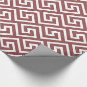 Griekse sleutel Klassiek Vierkant Draaipatroon Cadeaupapier (Hoek)