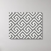 Griekse sleutel Klassiek Vierkant Draaipatroon Canvas Afdruk (Voorkant)