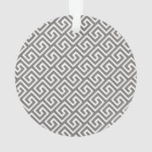 Griekse sleutel Klassiek Vierkant Draaipatroon Ornament (achterkant)