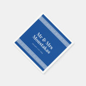 Griekse sleutel meander grens bruiloft partij serv servet (Hoek)