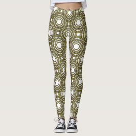 Griekse Sleutel Meander in Geometrisch Patroon Art Leggings
