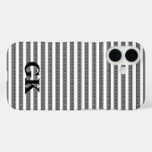 Griekse sleutel meanderpatroon gepersonaliseerd Case-Mate iPhone case (Achterkant (horizontaal))