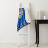 Griekse sleutel met kwade oogbescherming deken (In situ)