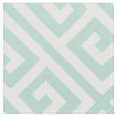 Griekse Sleutel Mint Groot Schaal Stof (Close Up)