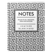 Griekse sleutel notitieboek (Voorkant)