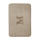 Griekse sleutel, smaakgeel badmat (Voorkant Verticaal)