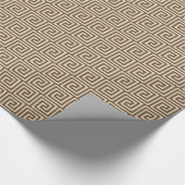 Griekse sleutel, smaakgeel cadeaupapier (Hoek)