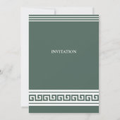 Griekse Sleutel Uitnodiging (Achterkant)