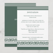 Griekse Sleutel Uitnodiging (Voorkant / Achterkant)