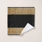 Griekse Sleutel van het Leven Meander River Symboo Bad Handdoek (Wasdoekje)