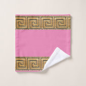 Griekse Sleutel van het Leven Meander River Symboo Bad Handdoek (Wasdoekje)