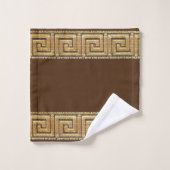 Griekse Sleutel van het Leven Meander River Symboo Bad Handdoek (Wasdoekje)