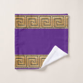 Griekse Sleutel van het Leven Meander River Symboo Bad Handdoek (Wasdoekje)