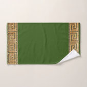 Griekse Sleutel van Leven Meander Rivier Symbool G Bad Handdoek (Handdoek)