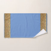 Griekse Sleutel van Leven Meander Rivier Symbool G Bad Handdoek (Handdoek)