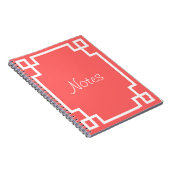 Griekse sleutel (Verander in om het even welke kle Notitieboek (Rechterzijde)