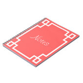 Griekse sleutel (Verander in om het even welke kle Notitieboek (Linkerzijde)