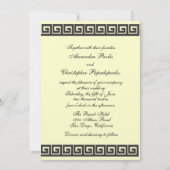 Griekse sleutel voor de uitnodiging tot het uitzen (Voorkant)