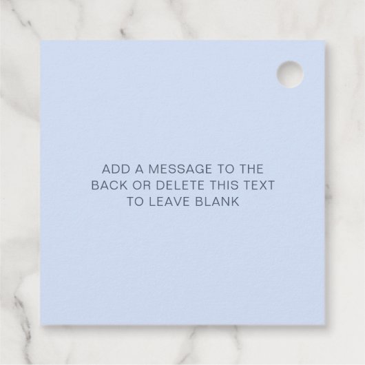 Griekse sleutel wit blauw doop dank u bedankjes labels (Achterkant)