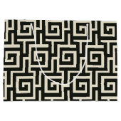 Griekse sleutel zwart large cadeautasje (Achterkant)