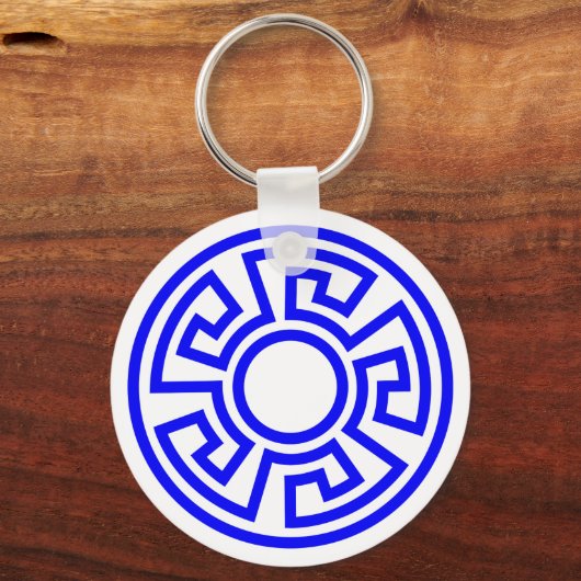 Griekse sleutelcirkel sleutelhanger (Voorkant)
